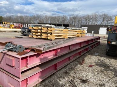 large truck scale showing no rust damage on it