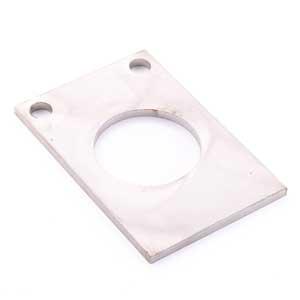 2 1/2" Dia Load Foot Locator Plate Stainless
