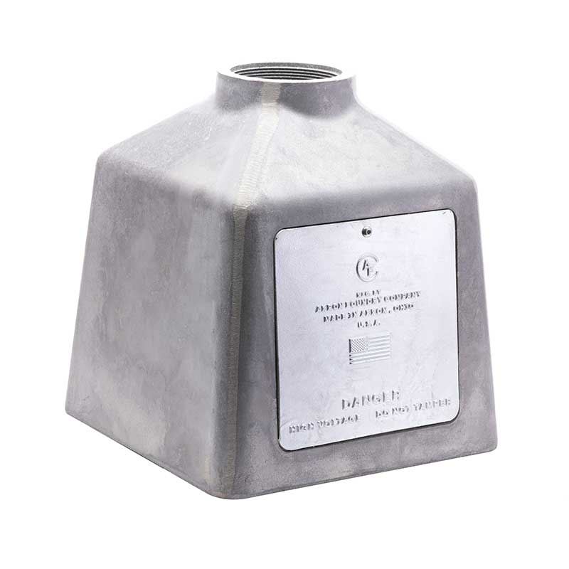 TL-Pb Sq Alum Pedestal Base