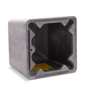 TL-Pb Sq Alum Pedestal Base