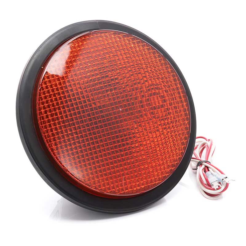 8" Red Ball Led Lens Traffic Signal