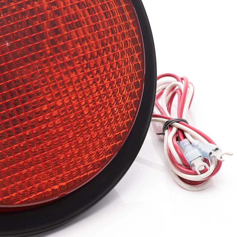 8" Red Ball Led Lens Traffic Signal