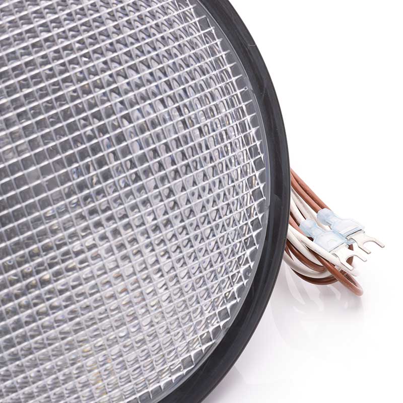 8" Green Ball Led W/ Clear Lens Traffic Signal