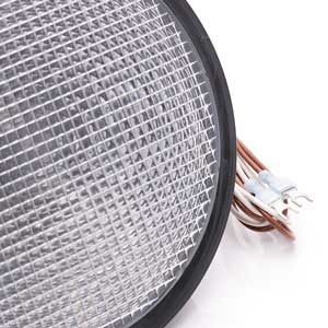 8" Green Ball Led W/ Clear Lens Traffic Signal