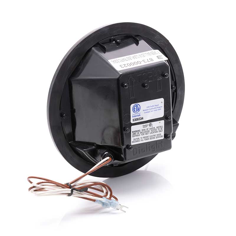 8" Green Ball Led W/ Clear Lens Traffic Signal