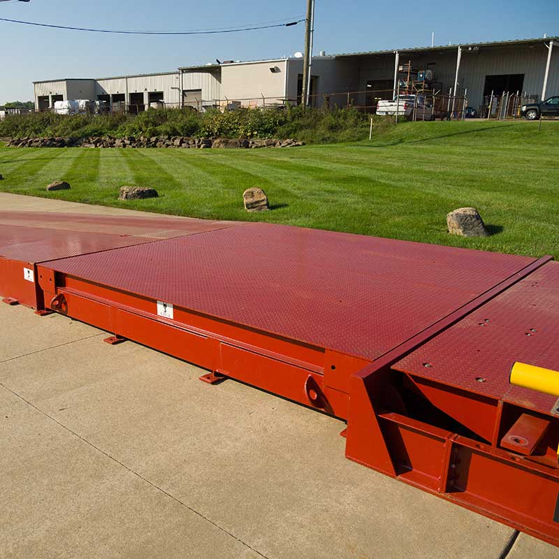 Portable Truck Scale Approach