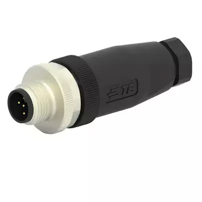 Field Wireable Connector M12 5-Pin Male Ip67 Screw Terminal