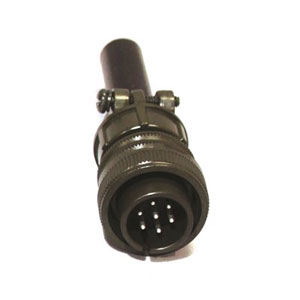 DMS3106E16S-1P-A-BSN-0 Straight Cable Plug 7 Pin