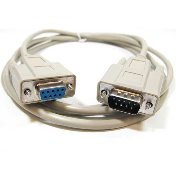 DB9 Male / Female Serial Cables