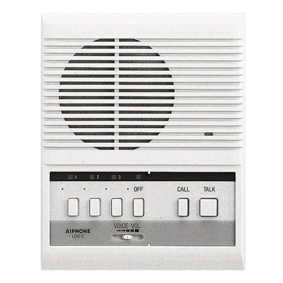 Intercom 3 Call Master Station Lem-3