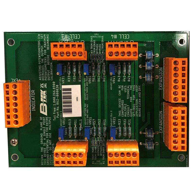 Truck Scale 4 Cell Summing Card with Spring Terminals