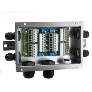 NEMA4X SST Junction Box w / 4 cell Signal Trim Summing Card