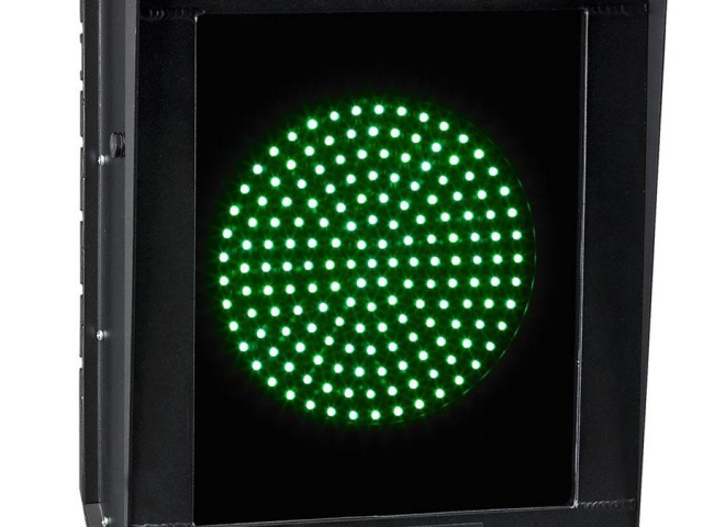 LED Red / Green Traffic Signal, 8-inch