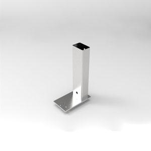 12 in - Custom Top Plate - Stainless Steel 