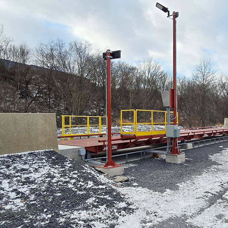 Catwalk Bridge with Handrail and Kick-plate