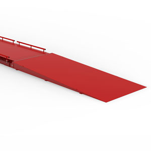 Single Full Width Portable Truck Scale Ramp