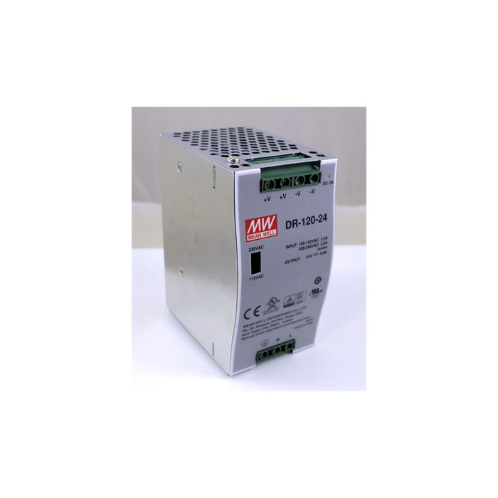 Power Supply (24Vdc), Din Rail Mount
